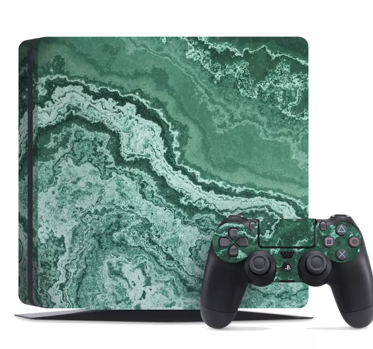 Groen marmer PS4 marmer - TenStickers