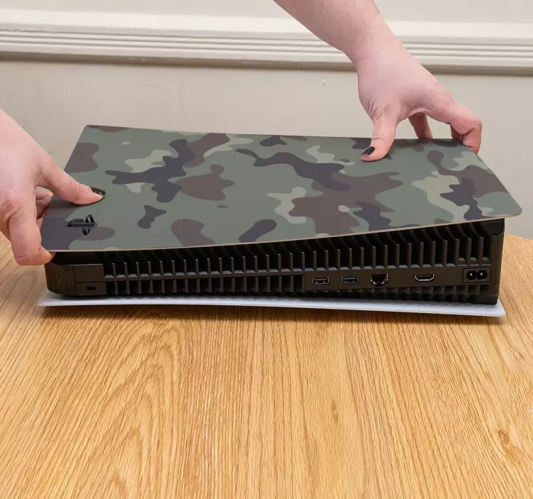 Ps5 sticker camouflage grafisch - TenStickers