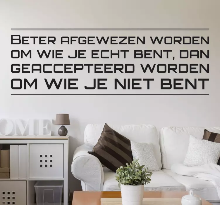 Quote Levensles - TenStickers