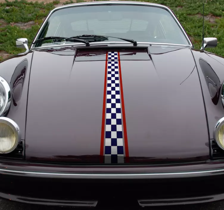 Autosticker race lijnen voertuig - TenStickers