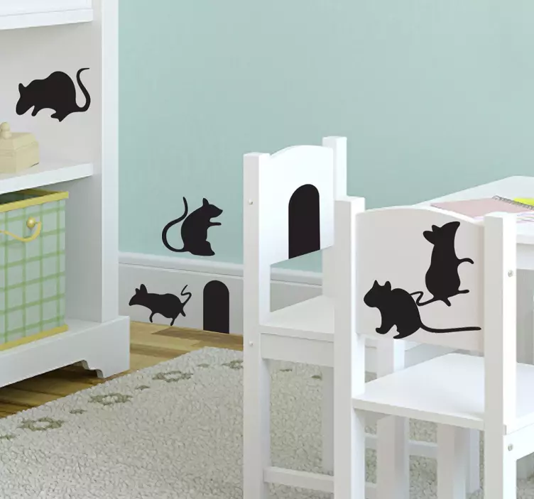 Ratten sticker - TenStickers