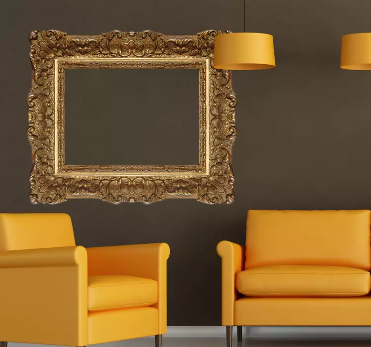 Renaissance Omlijsting Muursticker - TenStickers