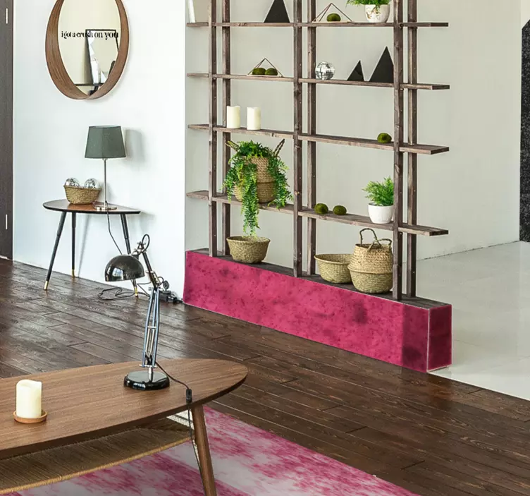 Roze velvet meubelsticker - TenStickers