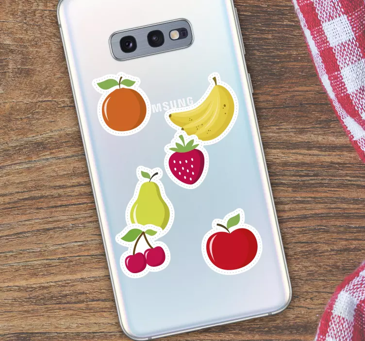 Samsung sticker van fruit - TenStickers