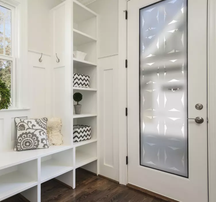 Deursticker schremerig patroon - TenStickers