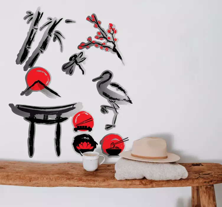 Serene natuurelementen sticker geloof en politiek - TenStickers