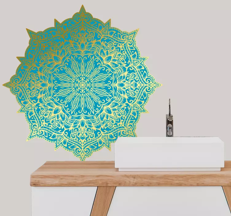Sierlijk mandala-ontwerp decoratie sticker - TenStickers