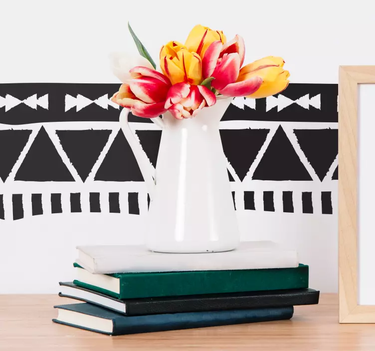 Slaapkamer muursticker Azteekse motieven - TenStickers