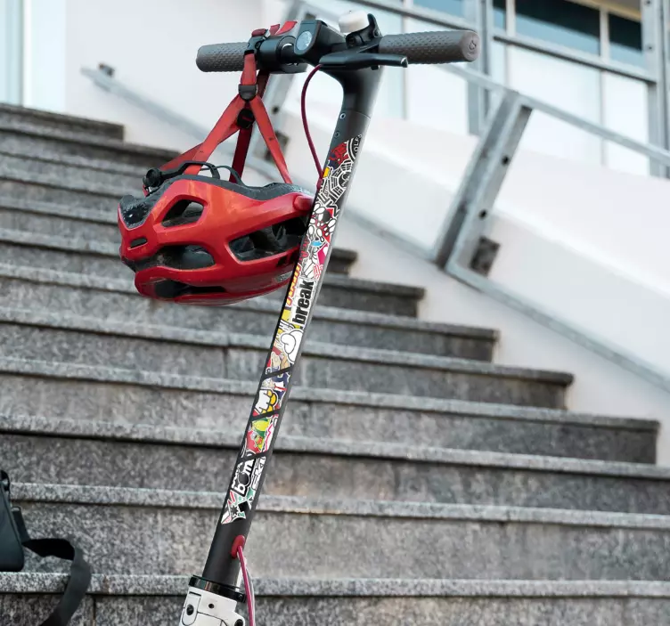 Step sticker met graffiti ontwerpen - TenStickers