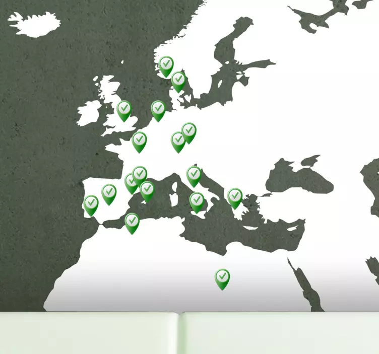 Sticker aanwijzen van locaties - TenStickers