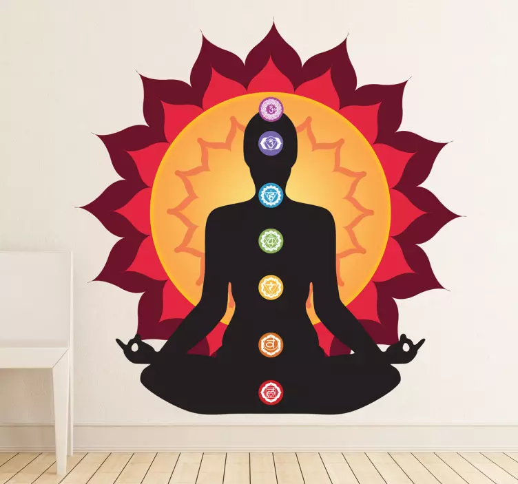 Sticker afbeelding chakra - TenStickers