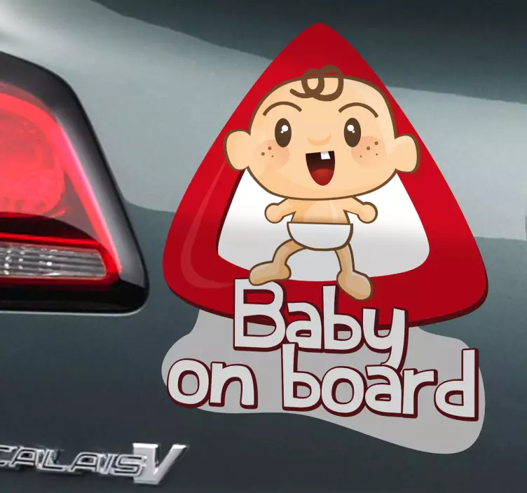 Sticker auto baby on board - TenStickers