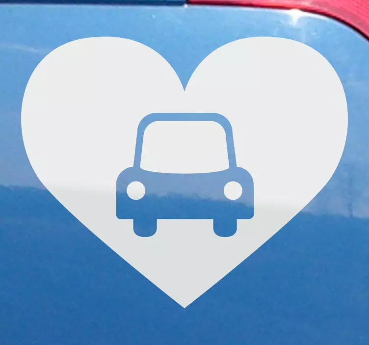 Sticker auto hart - TenStickers