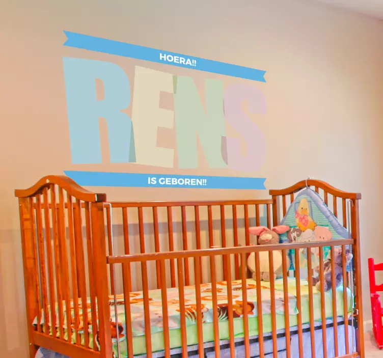 Sticker baby is geboren - TenStickers