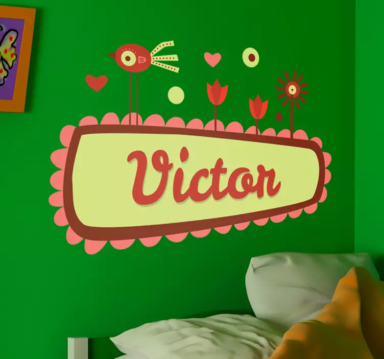 Sticker baby personaliseren - TenStickers