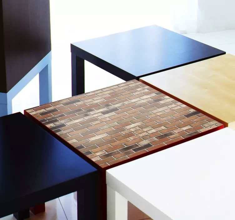 Sticker bakstenen Lack - TenStickers