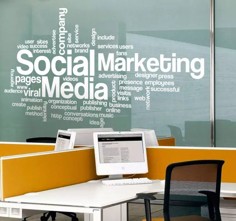 Sticker Bedrijven begrippen - TenStickers