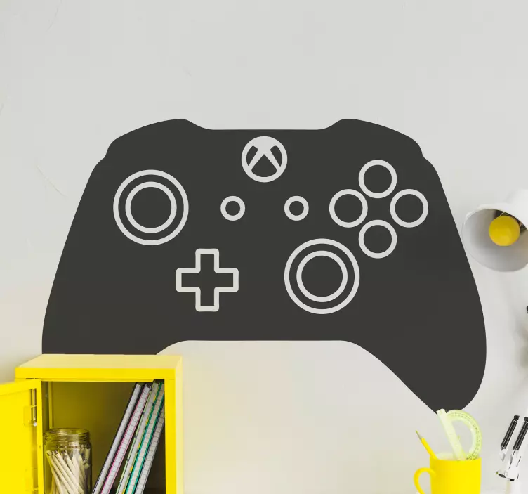 Sticker bioscoop tv en games gaming controller vorm - TenStickers