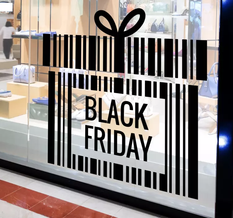 Sticker Black Friday Cadeau - TenStickers