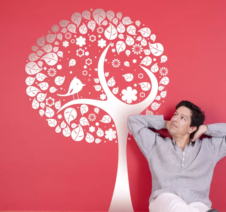 Sticker boom modern rond - TenStickers