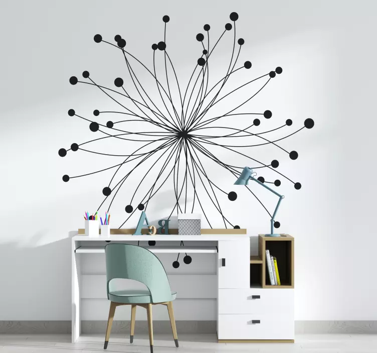 Sticker chemie atomen - TenStickers