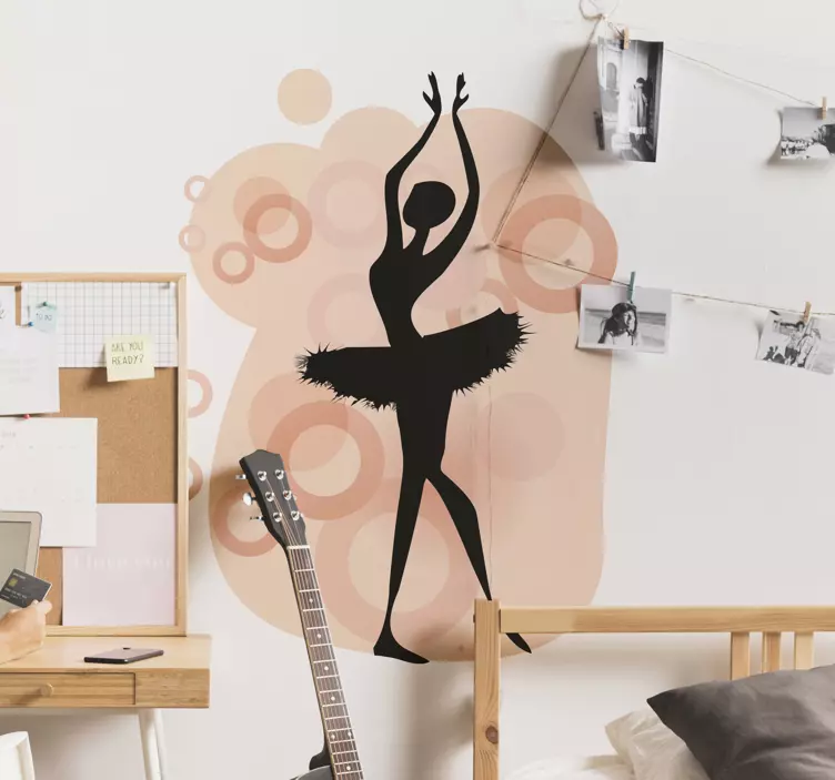 Sticker dans ballerina - TenStickers