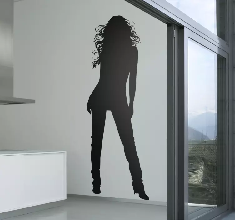 Sticker decoratie verleidelijke vrouw - TenStickers