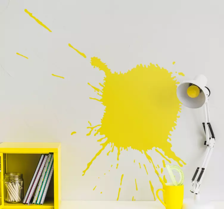 Sticker decoratieve vlek - TenStickers