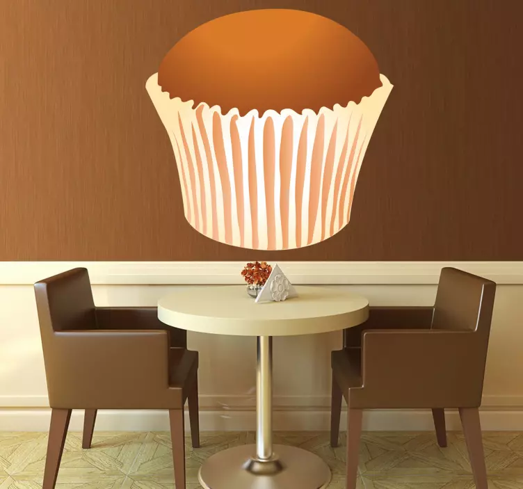 Sticker dessert cake muffin madeleine - TenStickers