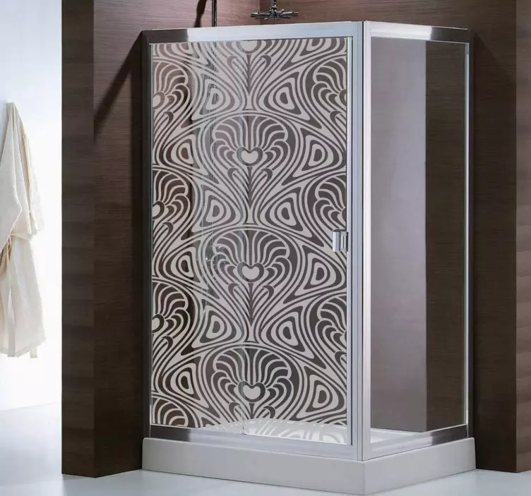 Sticker douchedeur ornament modern - TenStickers