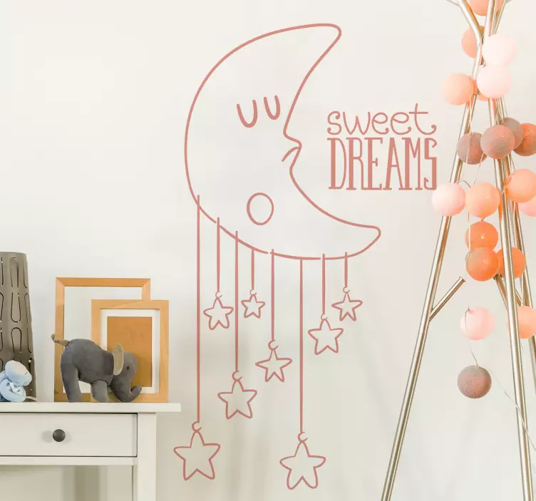 Sticker groeimeter sweet dreams - TenStickers