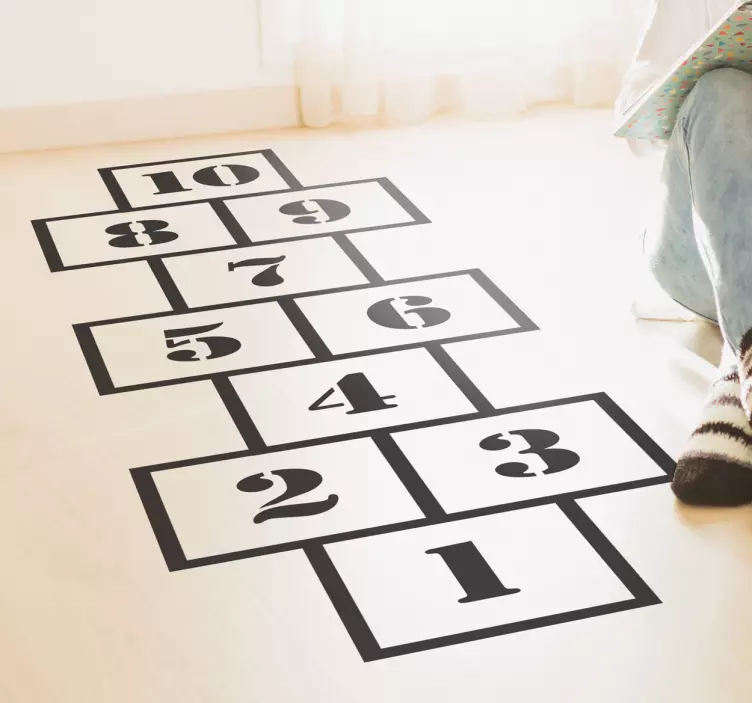 Sticker hinkelbaan kinderkamer - TenStickers