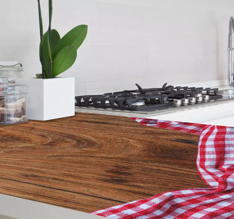 Sticker hout - TenStickers