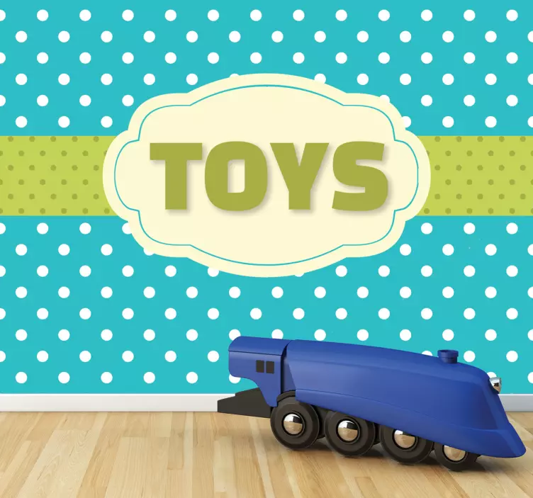 Sticker inpakpapier groen aanbieding - TenStickers