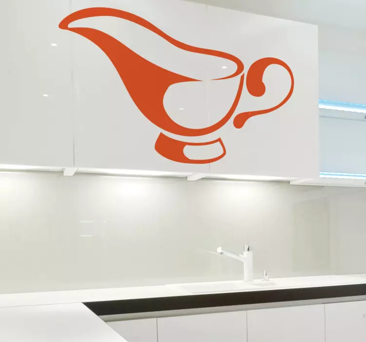 Sticker jus kopje - TenStickers