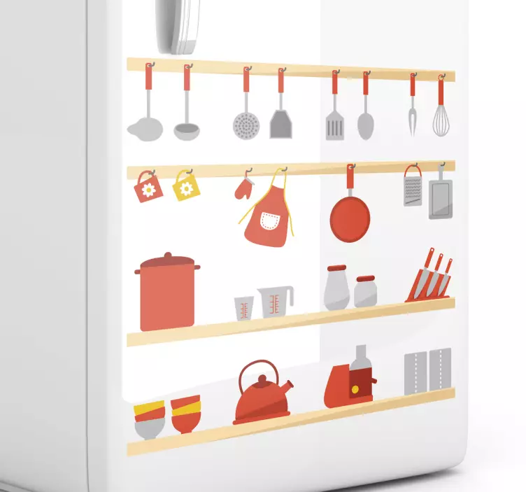 Sticker keukenbenodigdheden - TenStickers