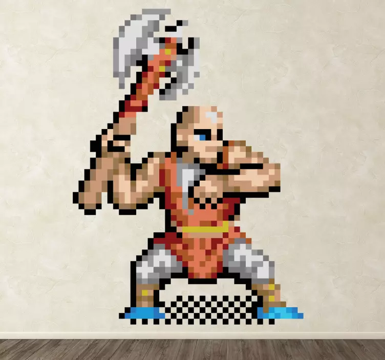 Sticker kind 8-bit personage - TenStickers