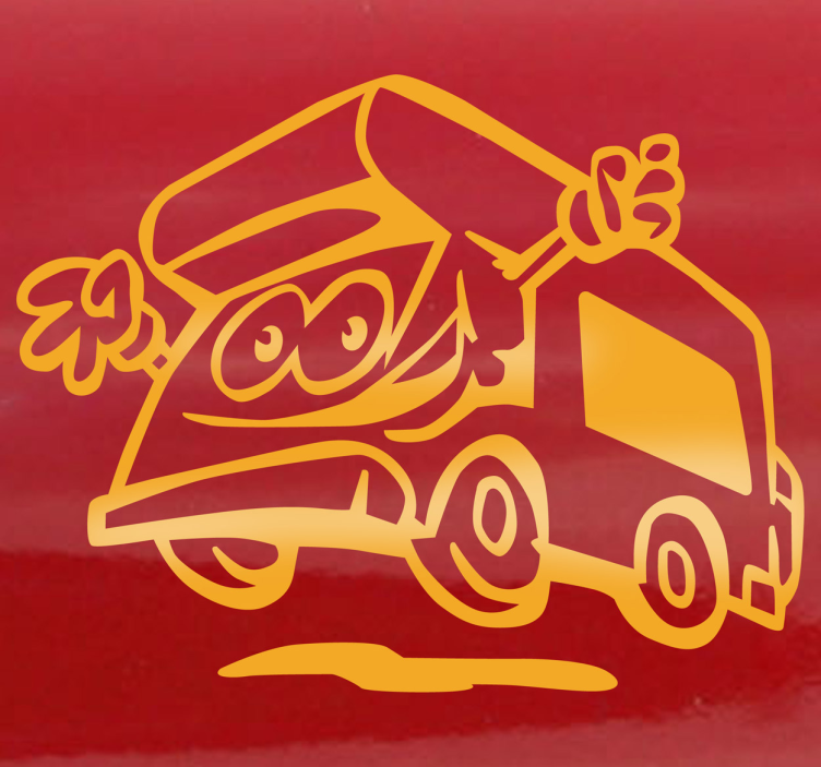 Sticker kind camper - TenStickers