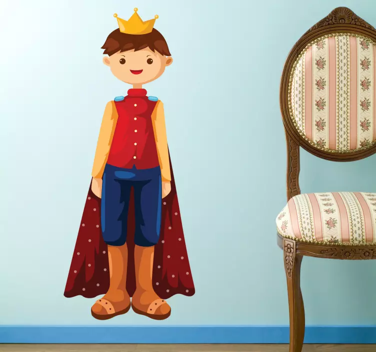 Sticker kinderen prins - TenStickers