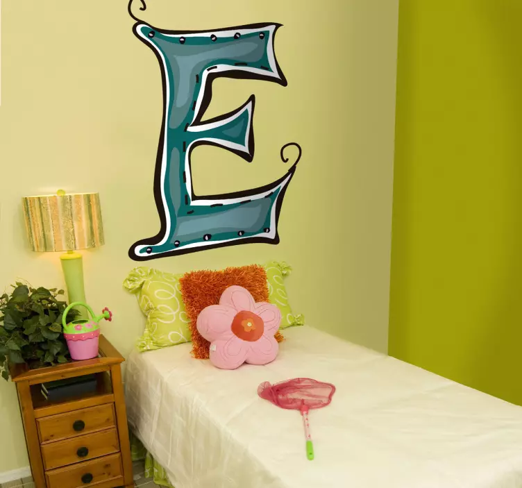 Sticker kinderkamer letter E - TenStickers