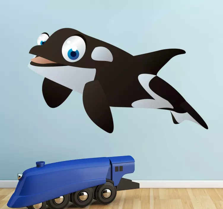 Sticker kinderkamer orca - TenStickers
