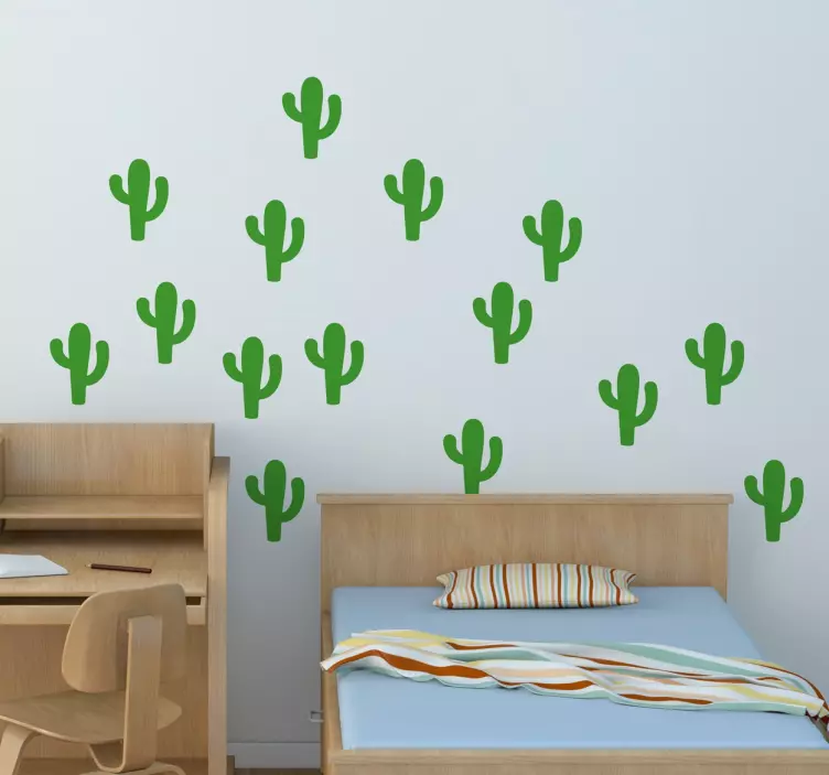 Sticker Kleine Cactus - TenStickers