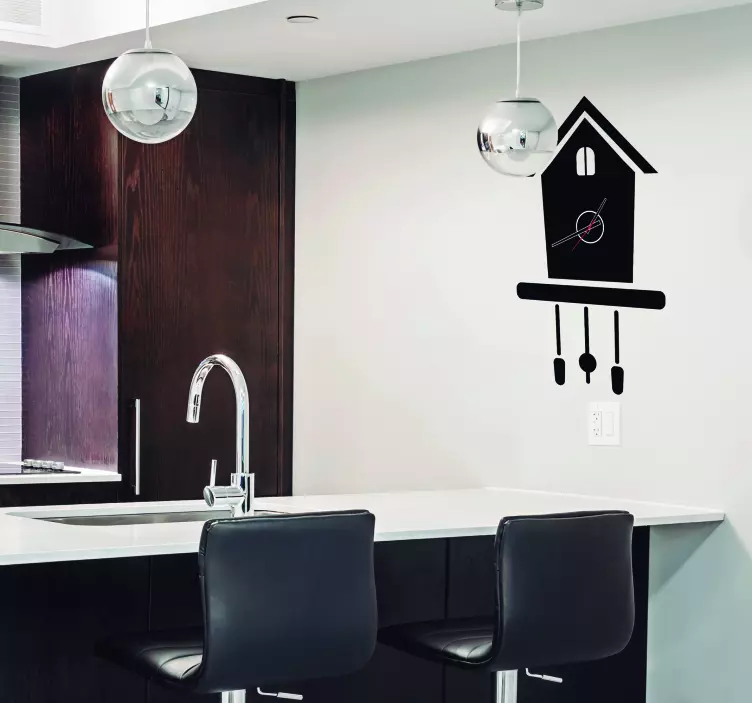 Sticker klok Koekkoeksklok - TenStickers