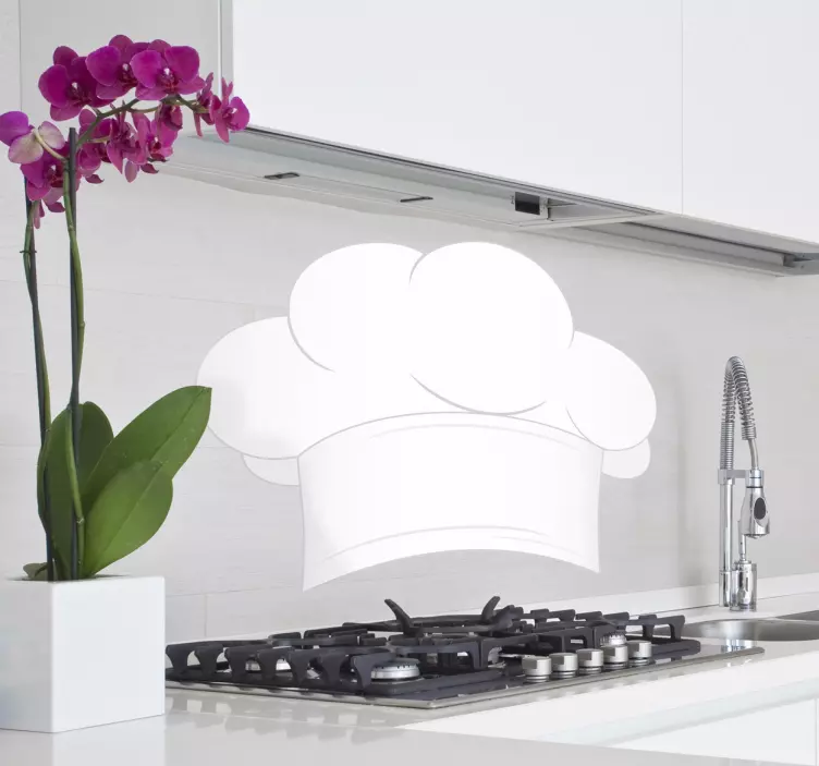 Sticker koksmuts chef - TenStickers