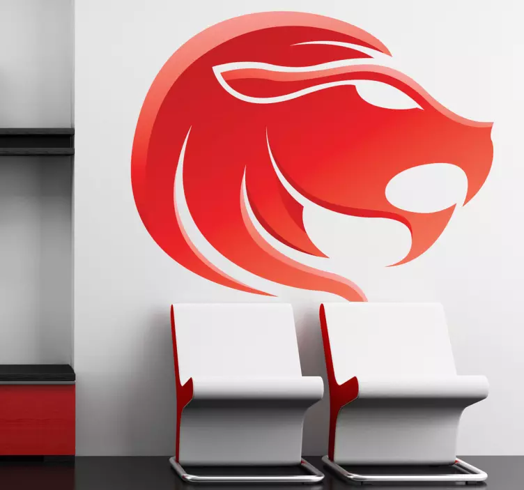 Sticker leeuw horoscoop - TenStickers