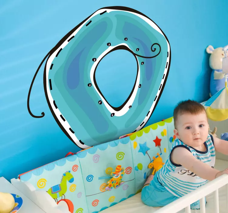 Sticker letter O - TenStickers