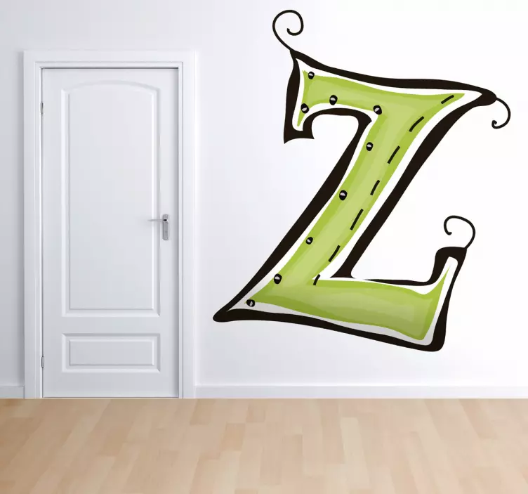Sticker letter Z - TenStickers
