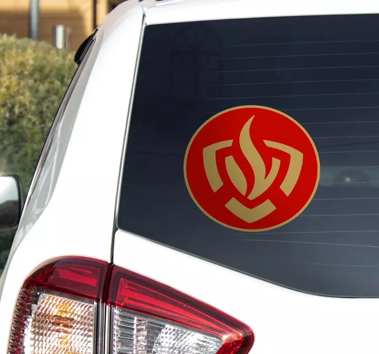 Sticker logo van brandweer - TenStickers