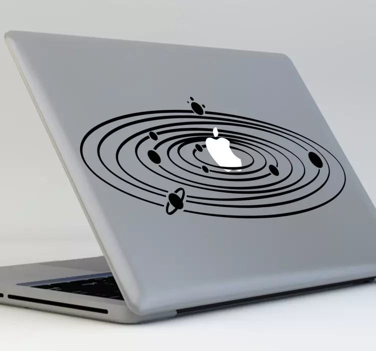 Laptop sticker zonnestelsel macbook - TenStickers