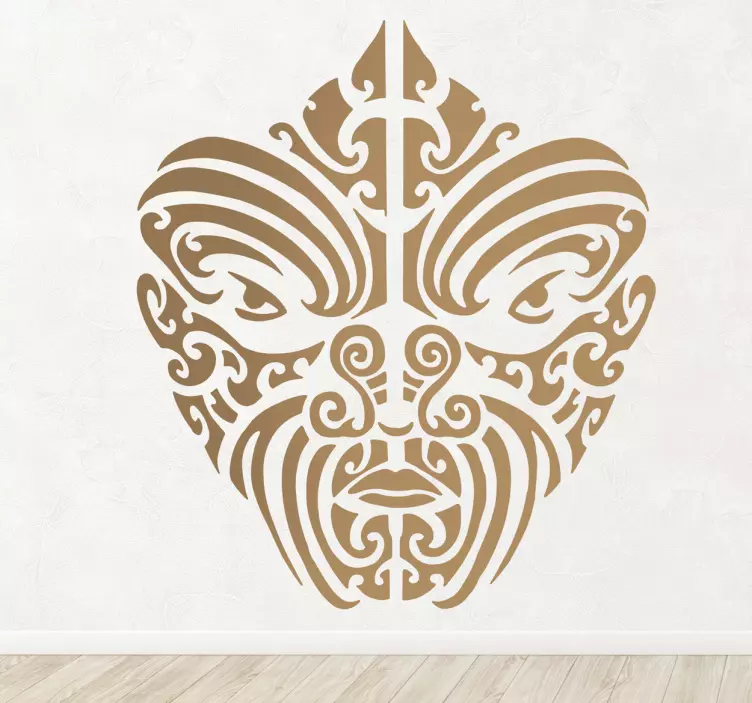 Sticker masker maori - TenStickers